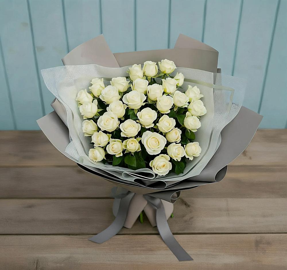 Букет Белоснежная нежность в Куйбышево Ростовская область