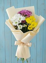 Букет цветов из:  Хризантемы в Куйбышево Ростовская область