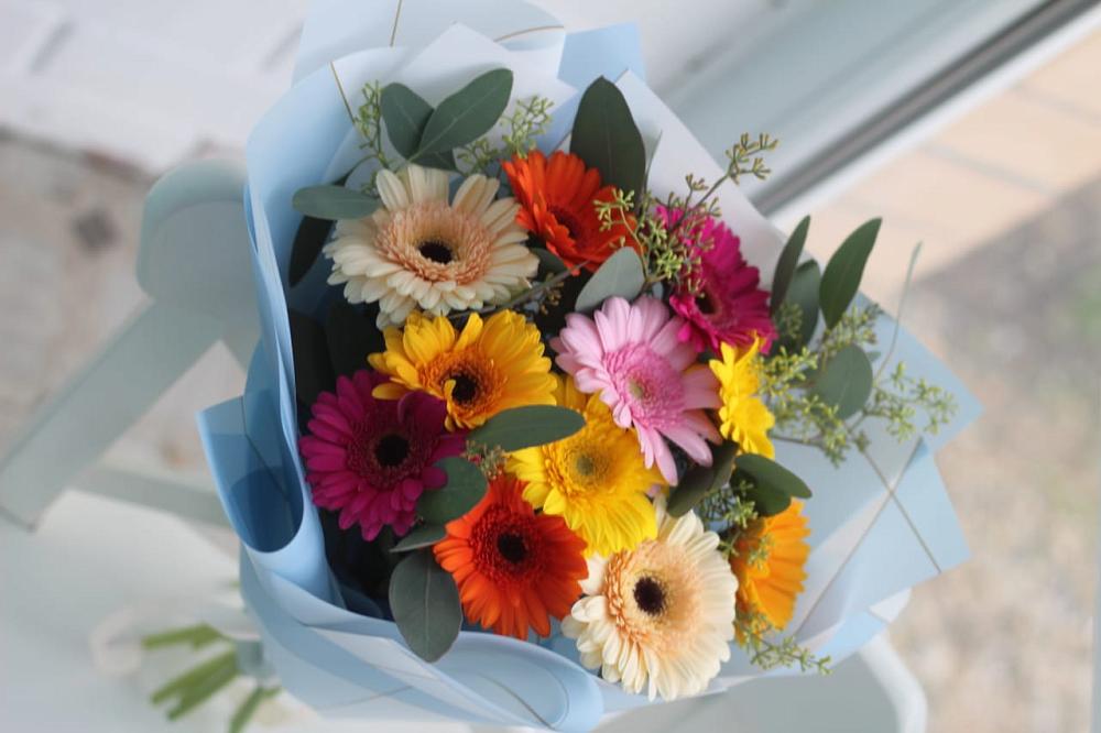 Букет цветов из: Герберы в Куйбышево Ростовская область