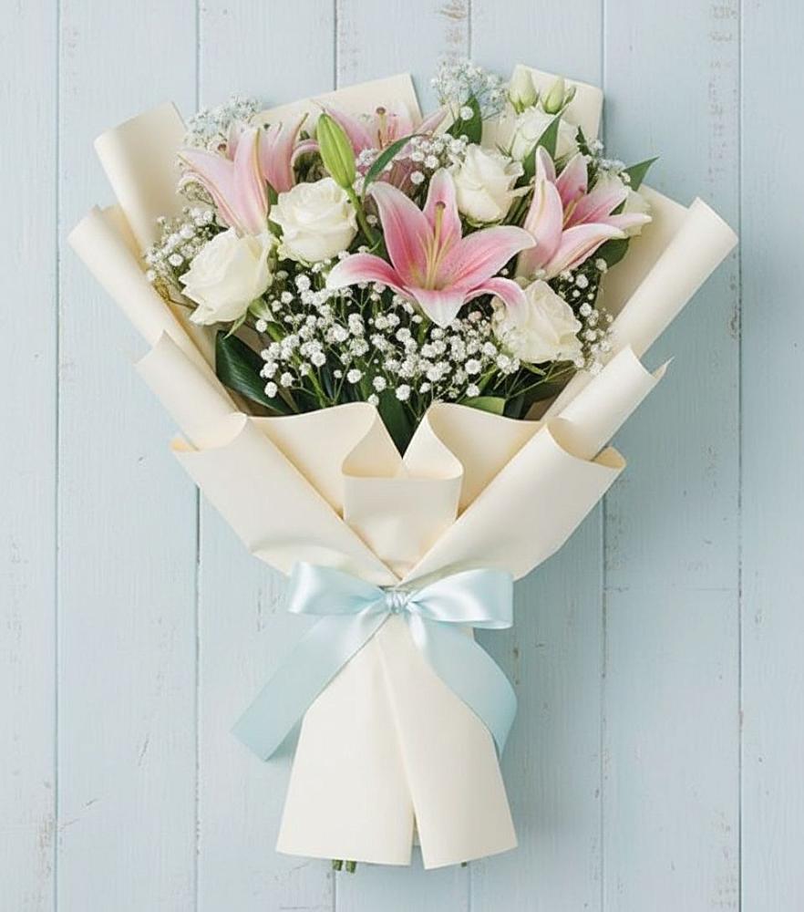 Букет цветов из: Лилии в Куйбышево Ростовская область