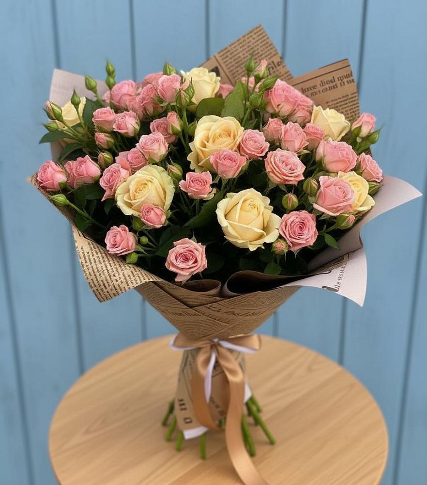 Букет цветов из: Розы в Куйбышево Ростовская область