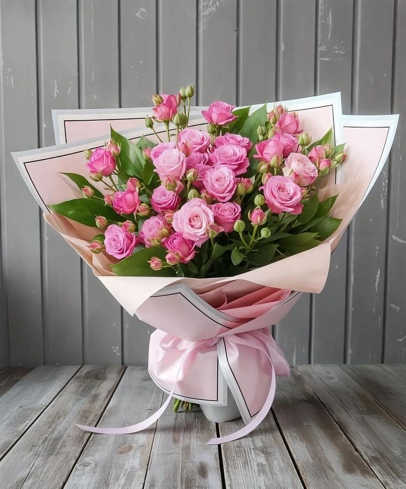 Букет Розовый кустик в Куйбышево Ростовская область