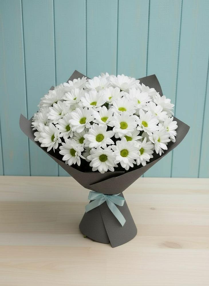 Букет цветов из: Хризантемы в Куйбышево Ростовская область