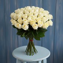 Букет 51 Белая роза Эдлесс Лав #REPLACE_PRED# Куйбышево Ростовская область