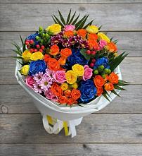 Букет цветов из:  Розы и Хризантемы в Куйбышево Ростовская область