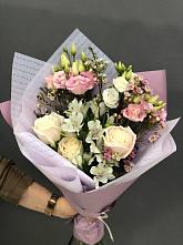 Букет цветов из:  Альстромерии, Розы и Лизиантусы #REPLACE_PRED# Куйбышево Ростовская область