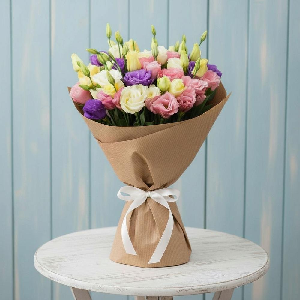 Букет цветов из: Лизиантусы в Куйбышево Ростовская область