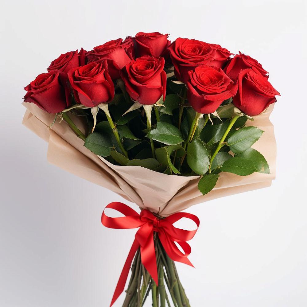 Букет 11 Красных роз Эдлесс Лав в Куйбышево Ростовская область